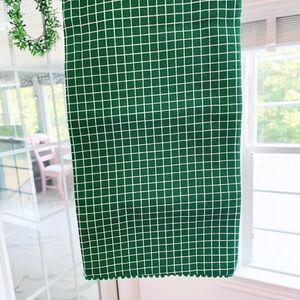 Storehouse green plaid kitchen / hand towel
